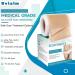 Silicone Scar Sheets Tape (1.6 x 60 Roll) - Professional Scar Removal for Surgical Scars, Keloid, C-Section, Burn, Acne - Brown - Buy Online on GoSupps.com