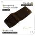 Vivien Brown Remy Real Hair Extensions - Darkest Brown #2 35cm 80g - Premium Quality Treat Extensions - Buy Online on GoSupps.com