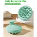 Sivlki Scalp Massage Brush - Silicone Shampoo Brush for Dandruff Removal & Hair Growth - Pine Green - Buy Online on GoSupps.com
