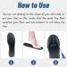 4 Pairs Breathable Cuttable Shoe Insoles - Ultra Soft Cushioning Inserts for Men & Women | Comfort & Support | Replacement Insoles in White & Black - Buy Online on GoSupps.com