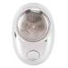 Portable Electric Beard Clipper with USB Rechargeable Stainless Steel Trimmer Powerful Trimming for Travel Use (Electroplate Silver)