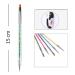 Kare & Kind 5x Nail Art Brush Pencils - Dual-End Acrylic Nail Styling Brushes for DIY Home Manicures - Buy Online on GoSupps.com