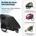 Waterproof Folding Garage for Bicycle & Dog Trailers | 600D Windproof & Tear-Resistant Oxford Cover - 140x88x92cm - Buy Online on GoSupps.com