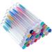 60-Piece Disposable Mascara Wands Set with Crystal Eyelash Brush and Reusable Diamond Tube - Eye-Catching Patterns for Women and Girls - Buy Online on GoSupps.com