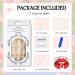 Nude White Short False Nails - 24Pcs Square Press on Nails with Glue | Full Cover Stick on Nails for Women & Girls - Buy Online on GoSupps.com