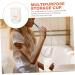 Warmhm 4 Cups Worktop Organizer - Versatile Bathroom Glass Holder & Ceramic Brush Stand - Portable Set of 4 (11x7.7x7.7cm) - Buy Online on GoSupps.com