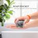 Buy Soap Pocket Exfoliating Soap Saver Pouch - 5 Pack Gray Body Scrubber for Bath & Shower | International Shipping Available - Buy Online on GoSupps.com