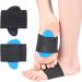 Kids Arch Support Sleeves - Foot Pain Relief for Flat Feet & Plantar Fasciitis | Orthotic Insoles for Children - Cushion & Massage - Black - Buy Online on GoSupps.com