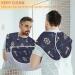 Beard Bib Apron for Men | Non-Stick Waterproof Hair Catcher Cape | Perfect for Shaving & Trimming - Rudder Pattern - Buy Online on GoSupps.com