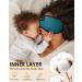 LC-dolida Bluetooth Sleep Mask with Headphones | 10-14 Hours Playtime | 100% Blackout Eye Covers | Zero Pressure Eye Mask | Includes Travel Bag and Earplugs - Turquoise Blue - Buy Online on GoSupps.com
