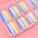 100 Pcs Acrylic Nail Tips - Professional False Nails for Nail Studios & Women | Pure Color Long Artificial Fingernails - Buy Online on GoSupps.com