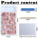 Bellelfin 240pcs Nude Pink Short Square Press on Nails with Adhesive Tabs - Glossy False Nail Tips for Women and Girls - Buy Online on GoSupps.com