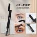 MSQ Eyelash Comb & Brow Brush - Folding Eyelash Separator Mascara Applicator Eyebrow Definer & Grooming Tool for Perfect Lashes & Brows - Buy Online on GoSupps.com