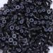 Elailite 200 pieces nano rings with silicone for micro rings extensions hair pieces #Black