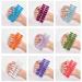 9 Pcs Vorist Gel Nail Strips Semi Cured Gel Strips Quinnas Gel Nail Stickers Manicure Gel Stickers Require No Baking lamp No Sealing Required (C)