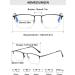 Lanomi Self-Tinting Progressive Glasses for Men - Photochromic Multifocus Blue Light Filter Reading Glasses with UV Protection - Black 1.5X - Buy Online on GoSupps.com