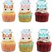 18pcs Groovy Cupcake Toppers for Boys Girls Happy Birthday Peace Hippie Bus Part Decorations Groovy Party Supplies 60s 70s Rainbow Daisy Cake Decorations - Buy Online on GoSupps.com