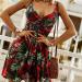 ToddlBy 2023 Summer European and American New V Neck Printed Sling Waist Dress Evening Dresses plus Size Gn2 Large - Buy Online on GoSupps.com