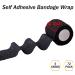BQTQ 72 Rolls 2 Inch Black Self Adhesive Bandage Wrap - Self Adherent Stretch Bandages for Wrist, Ankle, Swelling, Sprains - Self Stick Tape - Buy Online on GoSupps.com