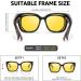 SIPHEW Blue Light Blocking Fit Over Glasses for Women | Fashionable Anti Eyestrain Computer Gaming Phone & TV Glasses - Sleep Better A1 Black - Buy Online on GoSupps.com