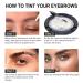 Eyebrow Tinting Kit - 2-in-1 Semi-Permanent Lash and Brow Coloring Kit in Black - Buy Online on GoSupps.com