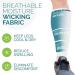 Buy Waden Compression Stockings for Men & Women - Footless Leg Compression Cuffs for Shin Pain & Varicose Veins - White Edition - Buy Online on GoSupps.com