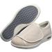 WCXTY Diabetic Shoes: Indoor Comfortable and Breathable Slippers for Women and Men - Lightweight, Adjustable, with Arch Support - Size 6.5 Beige - Buy Online on GoSupps.com