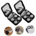 Combined Lens Holder & Cosmetic Mirror Stand - Stylish Colored Contact Lens Travel Case Organizer - Buy Online on GoSupps.com