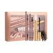 Eye make-up set gift for women girls 4-in-1-called make-up set beginner-eyes set consisting of eyebrow pencil eyeliner mascara and false eyelashes 1 piece (4 pack)A