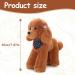 Heionia Teddy Dog Plush Toy - Kawaii Brown Poodle Cuddly Toy (20cm) | Perfect Gift for Kids & Girls | International Shipping Available - Buy Online on GoSupps.com