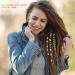 Spiral Dreadlocks Hair Beads Metal Hair Cuffs - Gold Hair Braid Rings for Men and Women - Hip Hop Party Music Festival Accessory - Buy Online on GoSupps.com