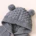 Baby Hooded Knitted Romper Bodysuit | Long Sleeve Jumpsuit 18-24 Months | Gray-Hairball Design - Buy Online on GoSupps.com
