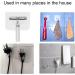 Natudeco 10-Piece Self-Adhesive Shaving Hooks - Wall Organizer for Cell Phones Towels & Razors - Durable Sticky Wall Hangers - Buy Online on GoSupps.com