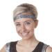 Hipsy Adjustable Non Slip Bling Glitter Headbands 2-Pack - Gunmetal - Buy Online on GoSupps.com