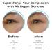 Air Repair Super Hydrating Eye Cream for Men & Women - Targets Wrinkles, Puffy Eyes & Dark Circles - With Vitamin C, Green Tea & Aloe - 20ml - Buy Online on GoSupps.com