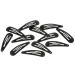 Hair-Minded More Grip Hair Clips - Anti-Slide 12 Pack (Black Shimmering 5cm) with Pink Storage Box - Perfect for All Hair Types - Buy Online on GoSupps.com