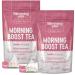 Detox Tea Morning Boost Tea (2 Pack), All Natural Herbal Tea for Detox and Colon Cleanse, Non-GMO, Vegan (28 Tea Bags Total) 2 Morning Boost