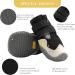Buy AQH Dog Shoes - Breathable 4-Piece Boots with Reflective Straps for Paw Protection | Microfiber Leather & Rubber Sole - B Wide Size 2 (3.8-4.2 cm) - International Shipping Available - Buy Online on GoSupps.com