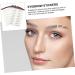 DOITOOL 30 Pcs Eyebrow Stickers Brown Eyebrow Sticker Imitation Eyebrow Tattoos Bionic Transfer Stickers 3d 6X1X0.1CMx5pcs Brownx5pcs - Buy Online on GoSupps.com