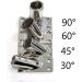 NRC&XRC Boat Hand Rail Fitting- 60 Degree 1 Rectangular Base Marine 316 Stainless Steel - Buy Online on GoSupps.com