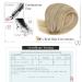 Vivien Treat Real Hair Extensions - Ash Blonde & Bleach Blonde #P18/613 | 40cm 100g Genuine Hair | International Shipping - Buy Online on GoSupps.com