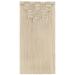 Moresoo #60 Platinum Blonde Clip-In Hair Extensions - 50cm 120g Remy Real Hair - 7PCs for Voluminous Look - Buy Online on GoSupps.com