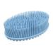 Silicone Body Brush  Soft Exfoliating Brush  Easy to Clean for Kids Women Men All Kinds of Skin (1PC Blue)