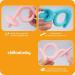 Chillax Teether Toys - Soothing Relief for Baby Teething - Non-BPA Silicone Teethers for Infants 3+ Months - Dishwasher-Safe - Buy Online on GoSupps.com