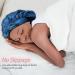 Silk Satin Bonnet for Curly Hair | Double Layer Reversible Cap for Women | Blue Sleeping Bonnet - Buy Online on GoSupps.com