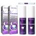Purple tooth paste 3 PCs Color corrector Color teeth purple toothpaste white teeth color correction Frilla toothpaste New oral foam toothpaste purple teeth whitening white