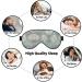 Buy Blue Grace Floral Soft Sleep Eye Mask | Breathable Eye Patch for Travel & Relaxation - Buy Online on GoSupps.com