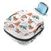 Menstruation pad bag with zipper women's napkin bag tampons collecting bags for women and girls (cute sloth slows down time)
