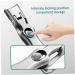 Nail Clippers with Catcher Wide Jaw Opening Anti Splash Nail Clippers Nail Cutter with Sharp Curved Cutter and Storage Box Nail Clippers with Catcher - Buy Online on GoSupps.com