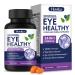AREDS 2 Eye Vitamins and Mineral Supplement with Bilberry Extract Omega-3 Lutein Astaxanthin Zeaxanthin Eye Vitamin for Macular Health Dry Eye Eye Strain Night Vision - 120 Softgels